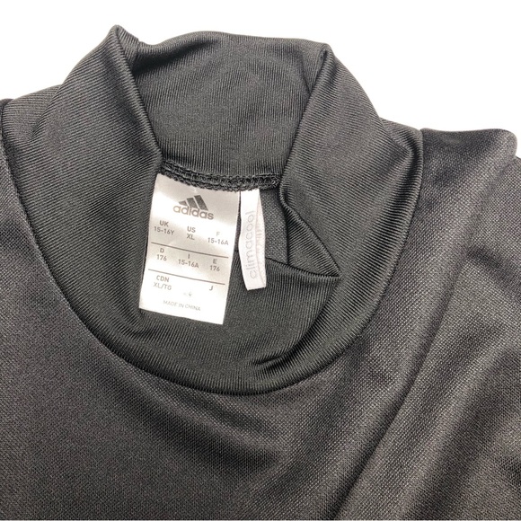 Adidas Boy’s Mock Neck Long Sleeve Climacool Shirt - Picture 7 of 9